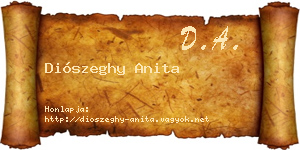 Diószeghy Anita névjegykártya